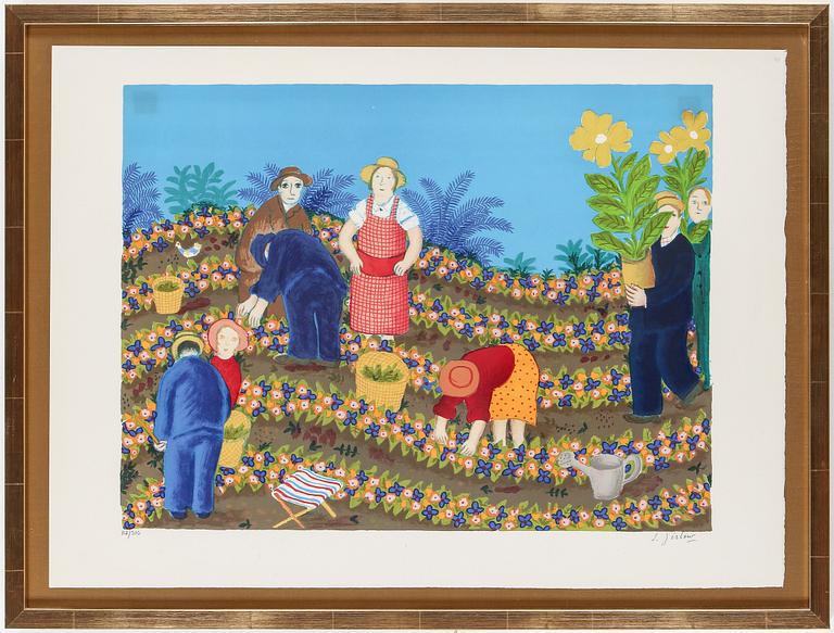 LENNART JIRLOW, färglitografi, signerad samt numrerad 112/310.