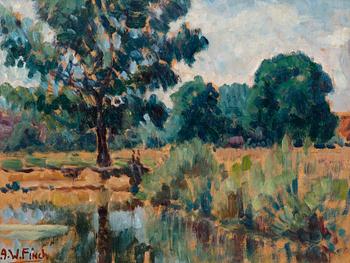 62. Alfred William Finch, SUMMER LANDSCAPE.