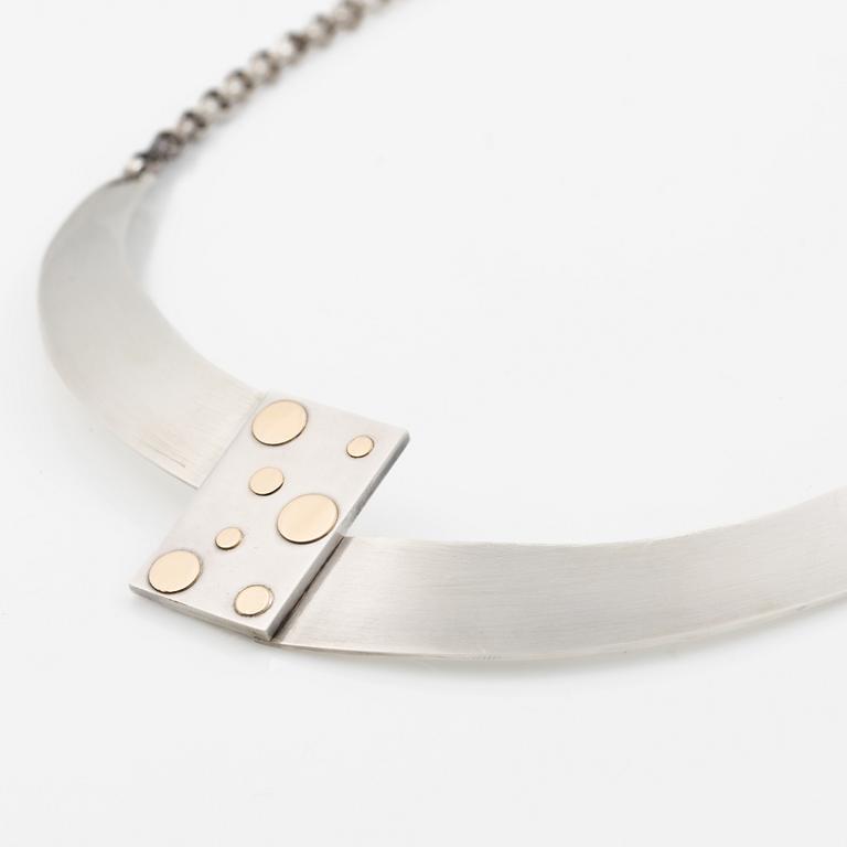 Claes Liljeroth, necklace, sterling silver, Malmö 1994.