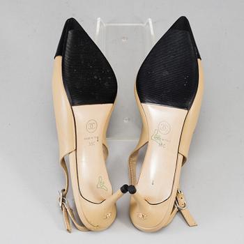 CHANEL, slingbacks, size 38c.