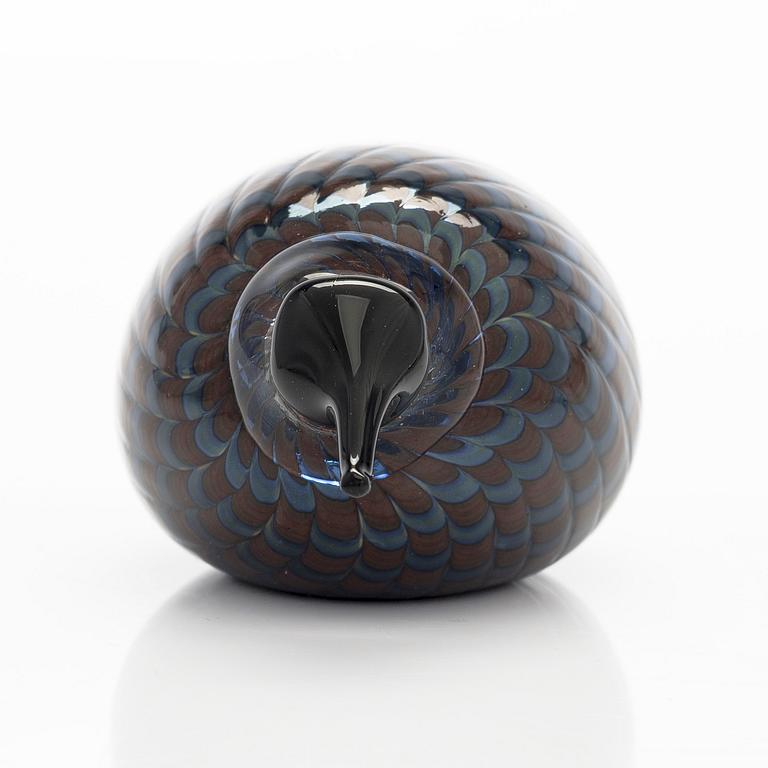 Oiva Toikka, A glass bird, 'Little Kiwi', signed O. Toikka Iittala.