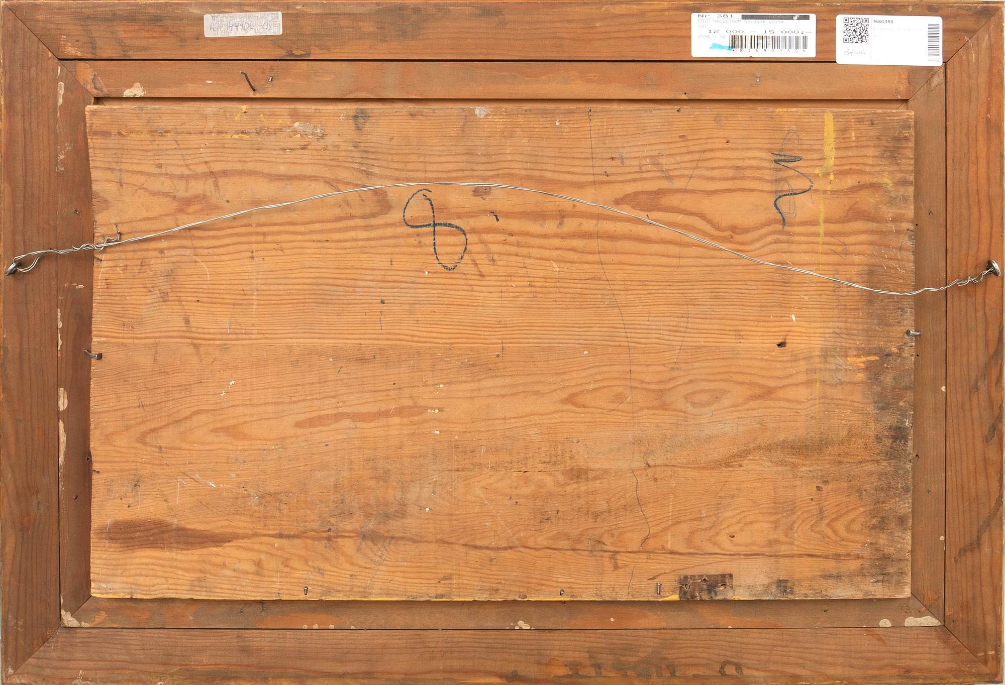 Eric Hallström, "Sovande gosse".