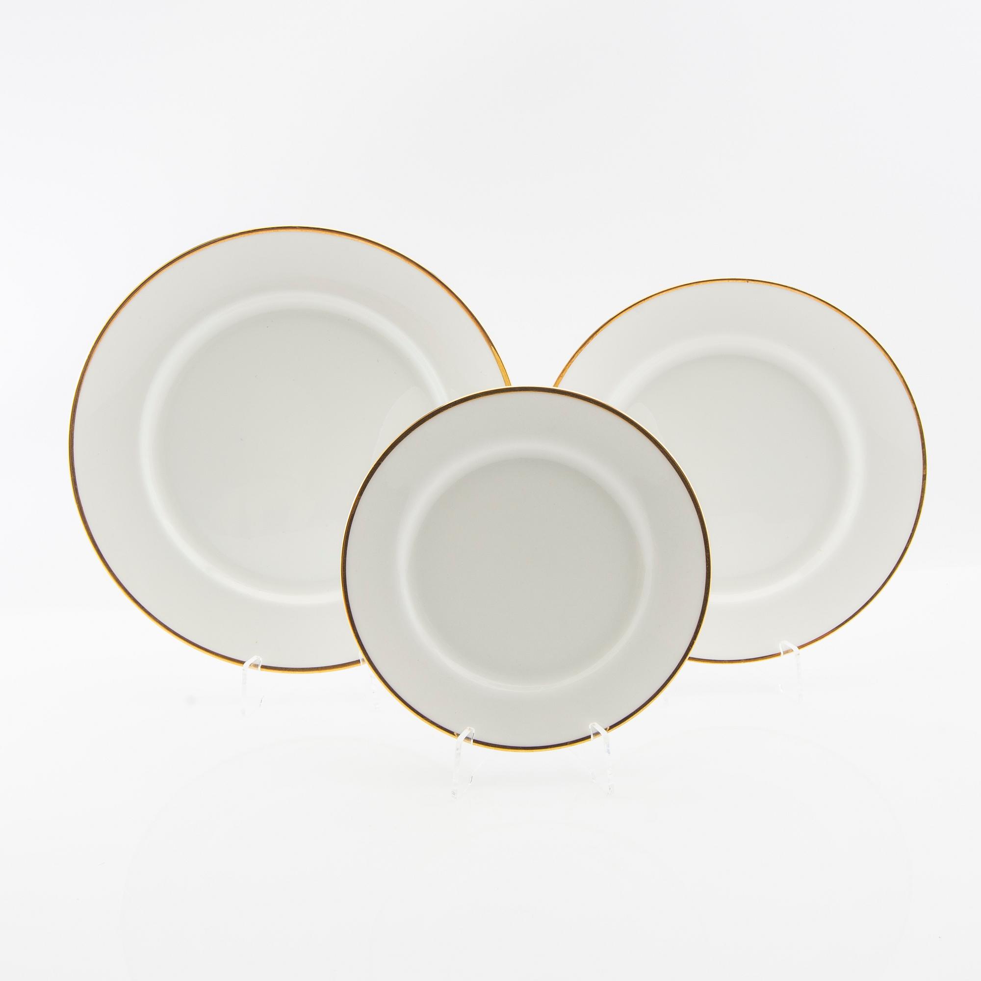 Service approximately 61 pieces Rörstrand first half of the 20th century porcelain.