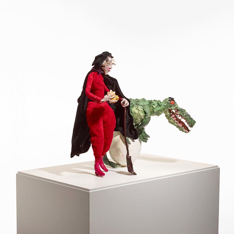 Nathalie Djurberg & Hans Berg, "Crocodile, Egg, Man" från "I am Saving this Egg for Later".