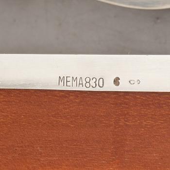 Two silver 830 cigarette cases, Swedish import marks, MEMA, circa mid-20th century.