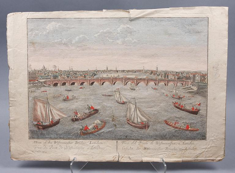 TITTSKÅPSBILDER, 5 st, 1700-tal.