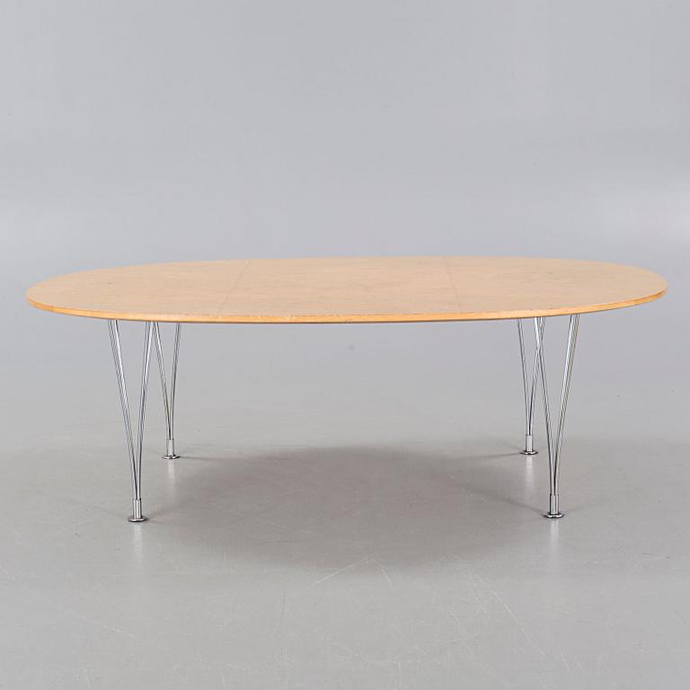 PIET HEIN & BRUNO MATHSSON, soffbord, "Superellips", Mathsson International, 1970/80-tal.