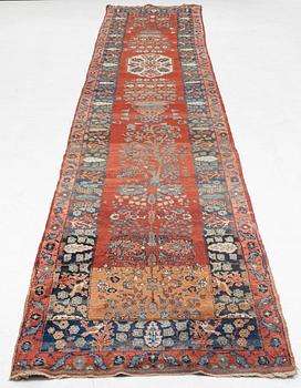 Gallery carpet, oriental, approx. 537 x 99 cm.