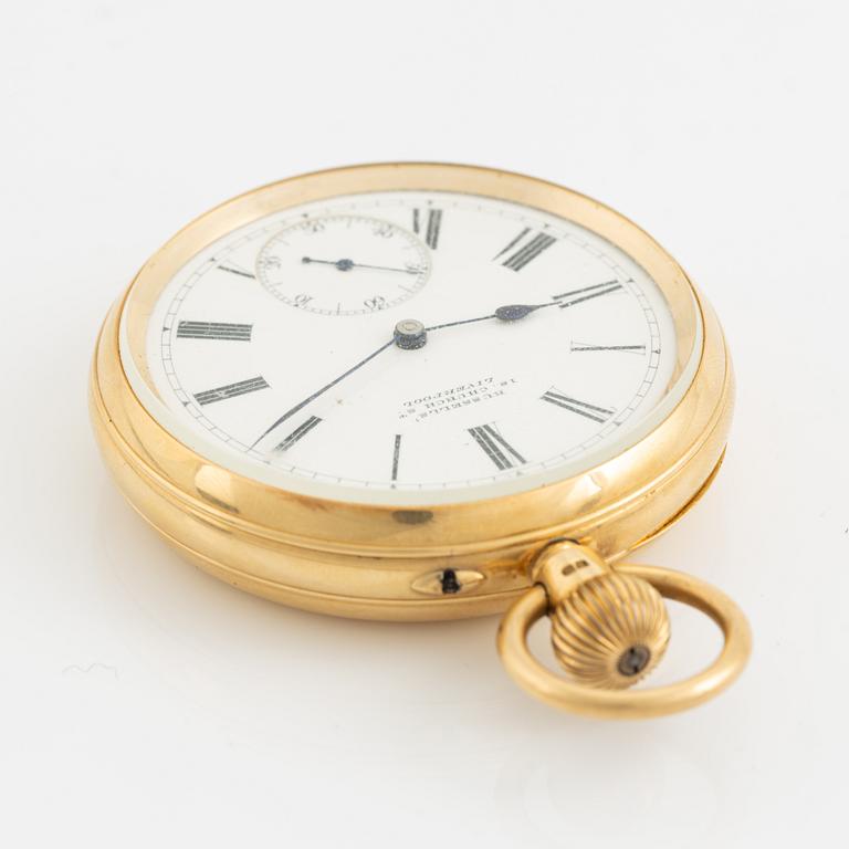Russells, 18 Church Street, "Maker to the Queen", Liverpool, pocket watch, 51,5 mm.