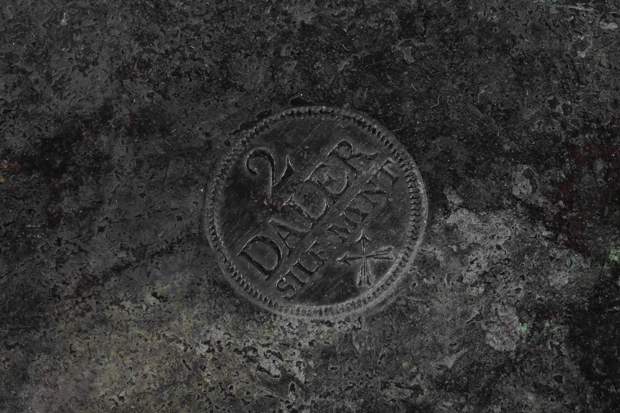 MYNT, koppar, 2 daler, 1725.