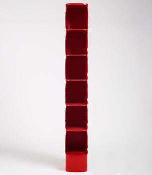 Valérie Doubroucinskis, a "Totem" shelf, Rodier, France, 1970s.