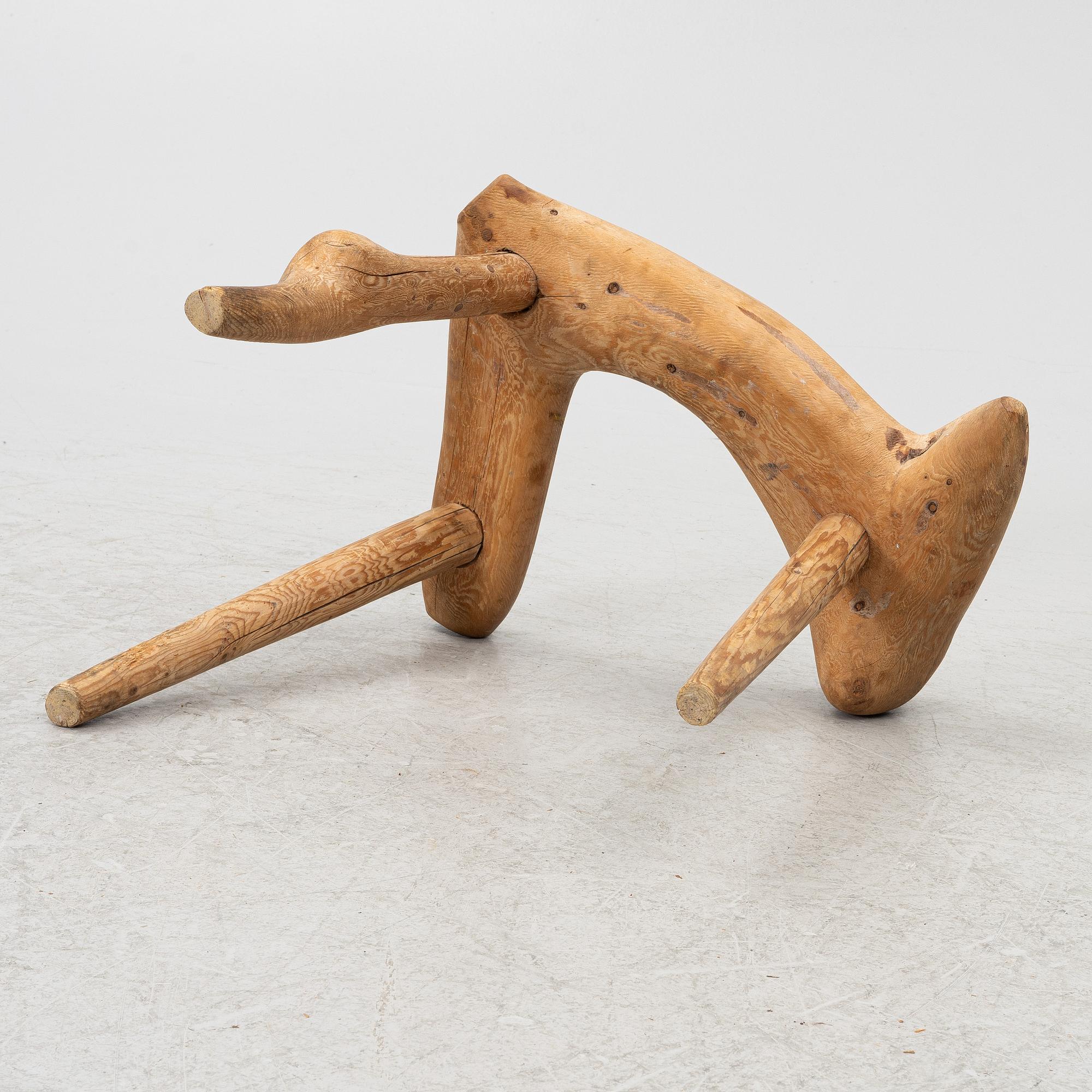 A birth stool.