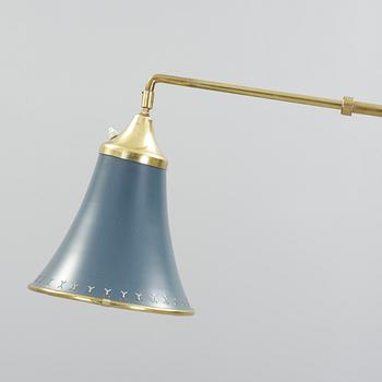 VÄGGLAMPA, omkring 1900-talets mitt.