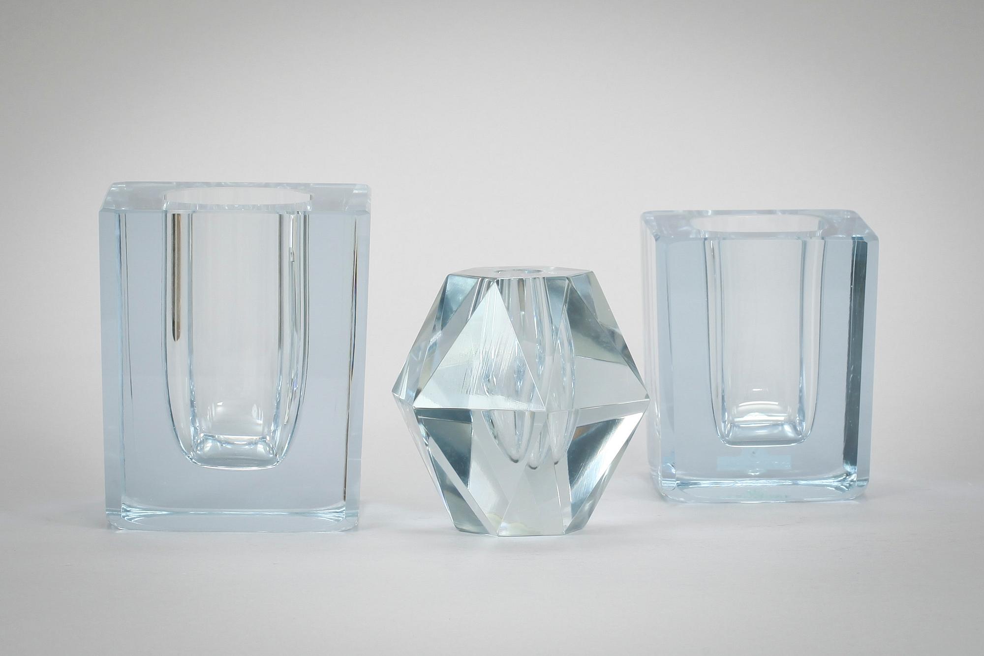 VASER, 2+1, glas, Strömbergshyttan.