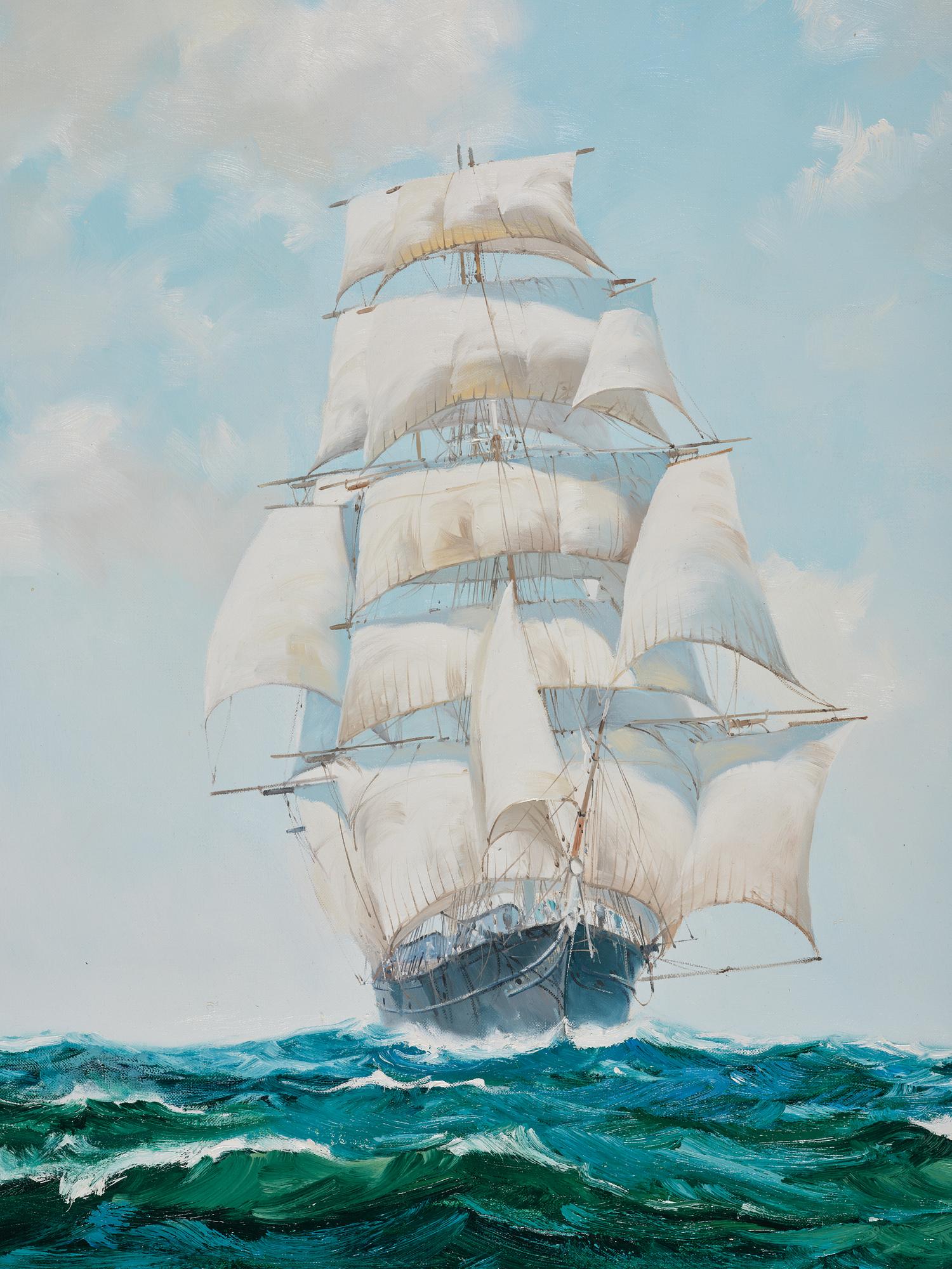 Barry Mason (1947-), "Thermopylae" and "Cutty Sark" racing.