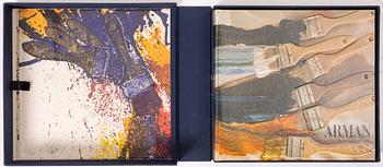 Arman (Armand Pierre Fernandez), FERNANDEZ ARMAN, a book and two signed and numbered lithographs 62/100.