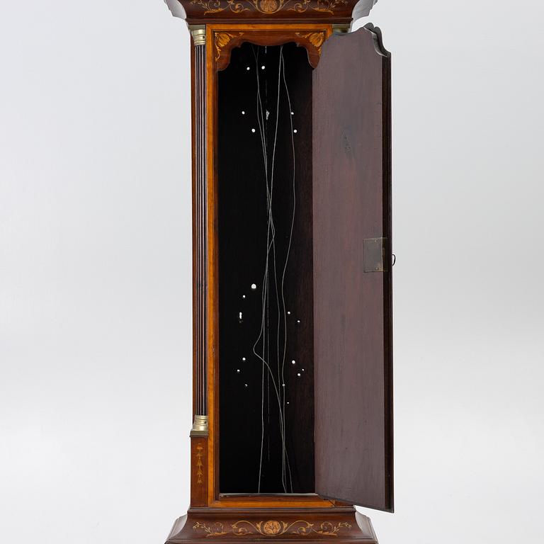 Longcase clock, Jonas Barber, Ratclif Cross, London, 18th century.