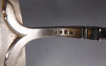 SOPPSLEVAR, 2 st, silver. Carl Winnerstrand, Stockholm, 1894 resp Österrike-Ungern.