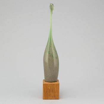 VICKE LINDSTRAND, a glass sculpture, Kosta, signed.