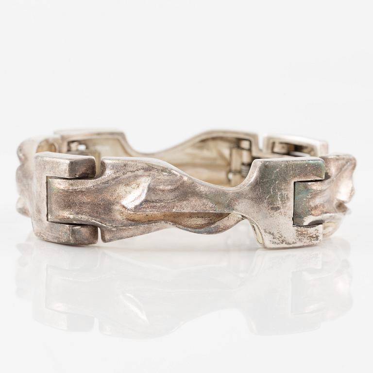 Lapponia, ett armband, en ring och ett par örhängen, sterlingsilver.