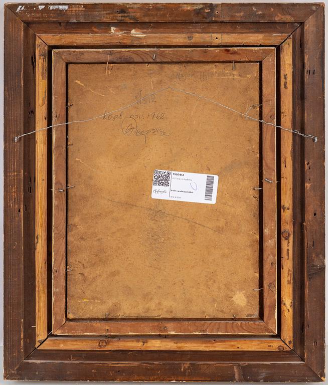GUSTAF RYDBERG, oil on paper-panel, signed G. Rydberg.