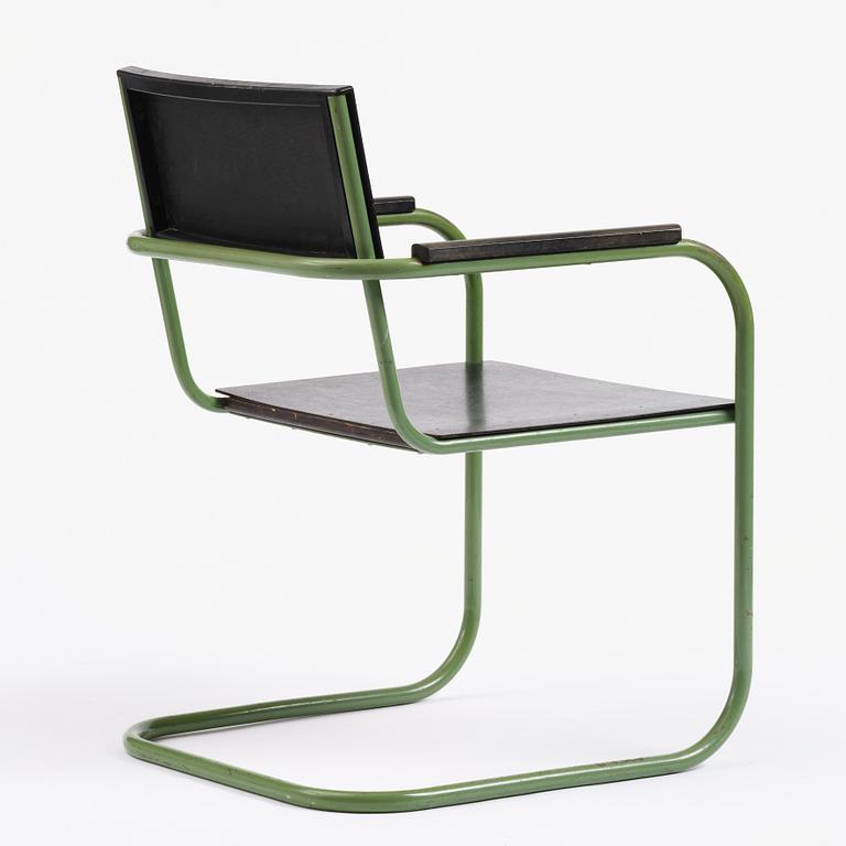 Bröderna Sandbergs Jernmöbelfabrik, armchair, Sandviken, 1930s-40s.