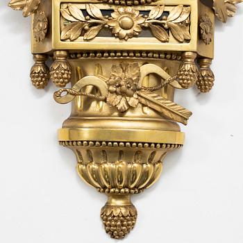 Väggpendyl, sengustaviansk, Sven Peter Hörning (1750-1808, urmakare i Stockholm, övertog Petter Ernsts urfabrik 1785).