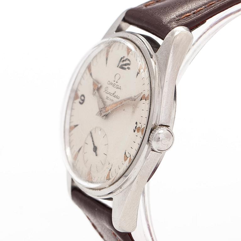 Omega, Ranchero, "Broad Arrow", rannekello, 36 mm.