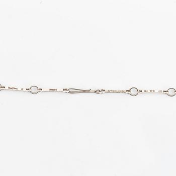 Wiwen Nilsson, a silver and rock crystal necklace.