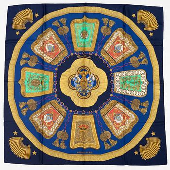 Hermès, scarf, "Poste et Cavalerie".