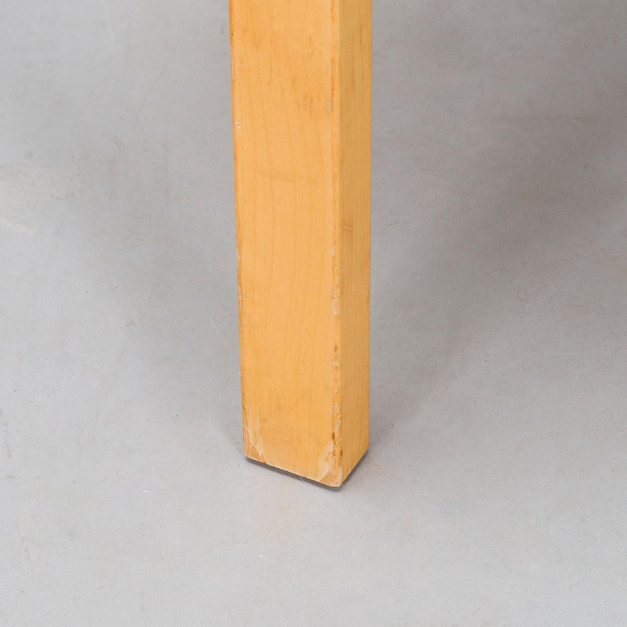 Alvar Aalto, pallar, ett par, modell 60, Artek, 1900-talets slut.