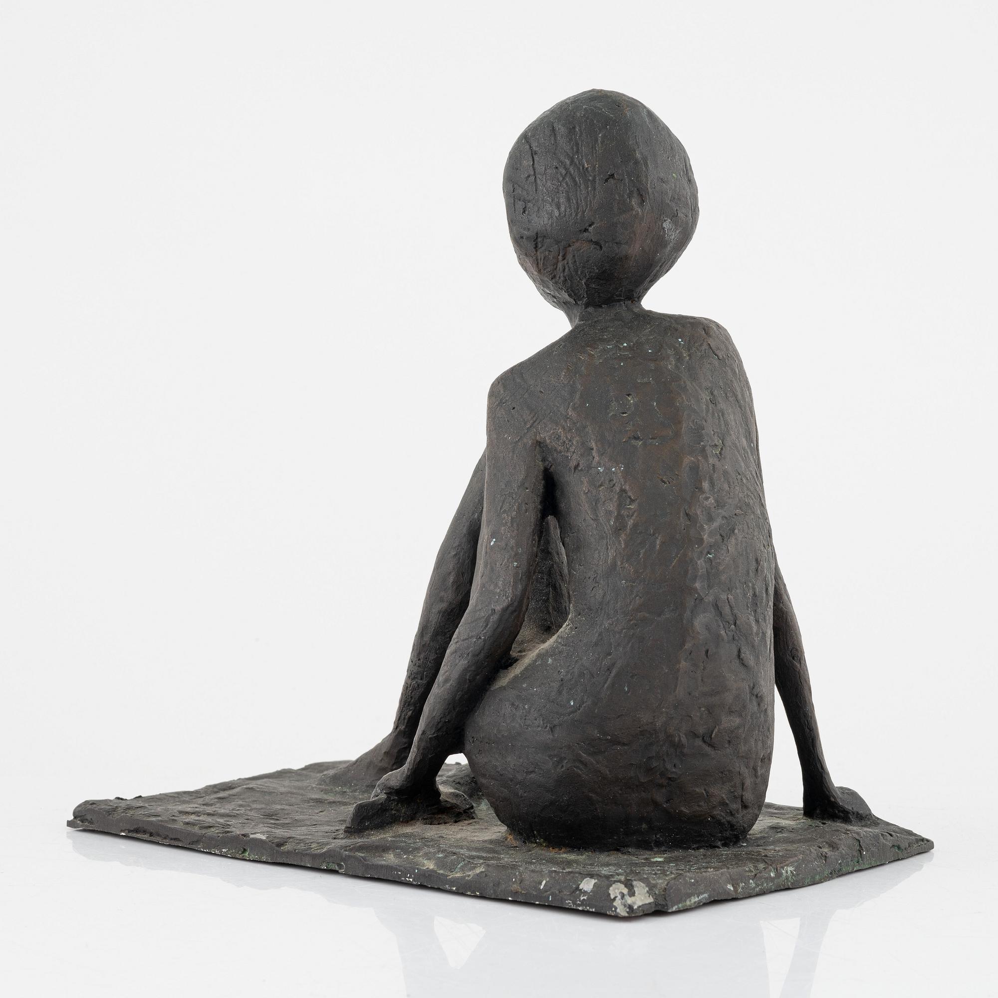 Okänd konstnär 1900-tal, skulptur, osignerad. Brons, höjd 28 cm.