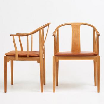 Hans J. Wegner, Kina-stolen, ett par, Fritz Hansen, Danmark, 1969.