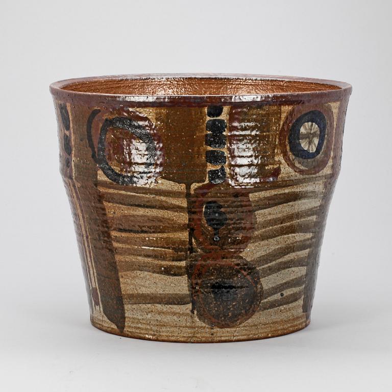 URNA, stengods, Lisa Larson, Gustavsberg, sign.