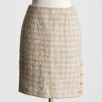 Chanel, suit, two-piece, vintage. Size Fr 36.