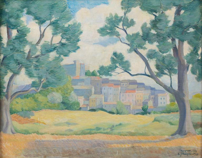 Emil Johanson-Thor, Cagnes.