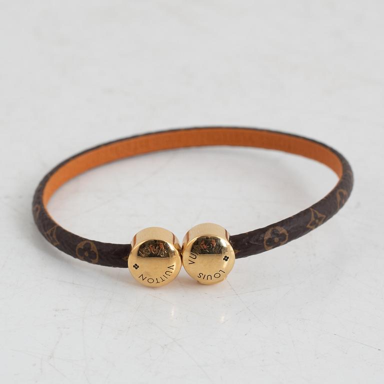 Louis Vuitton, bracelet, "Historic mini monogram bracelet", size 19, 2018.