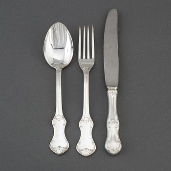 6+4+4 psc 'Patricia' electro plated cutlery by MGAB.