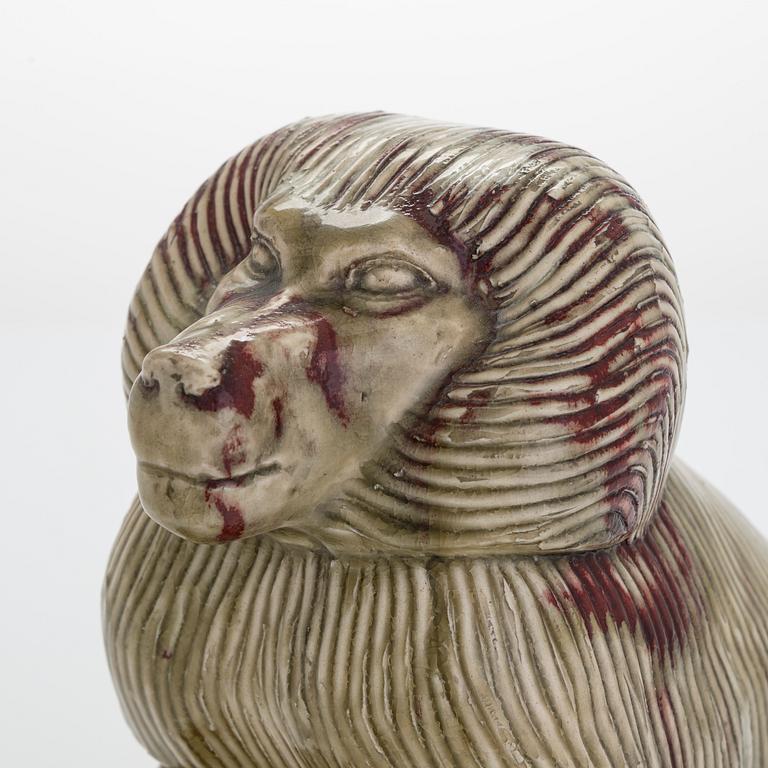 Michael Schilkin, skulptur stengods stämpel signerad M. Schilkin Arabia.