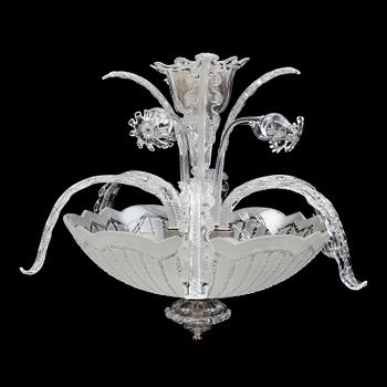EDWARD HALD, ceiling light, Orrefors.