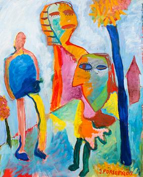 JONNY FORSSTRÖM, olja på duk, signerad J Forsström.