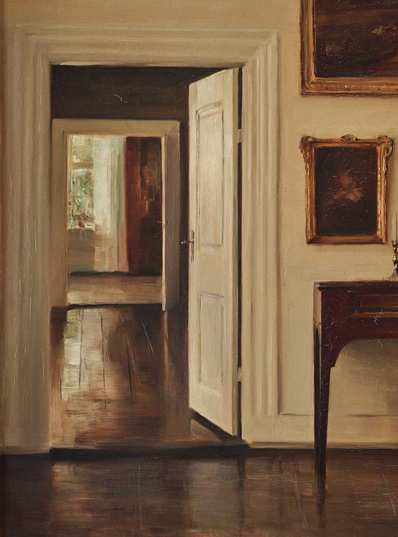 Carl Holsoe, Interior with cello.