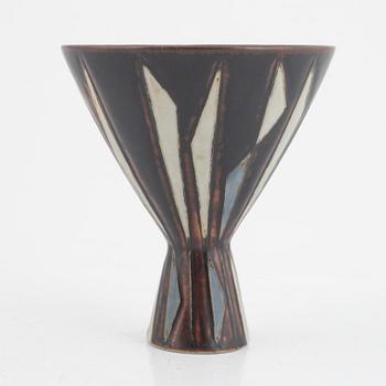 Carl-Harry Stålhane, a stoneware vase, Rörstrand 1955.