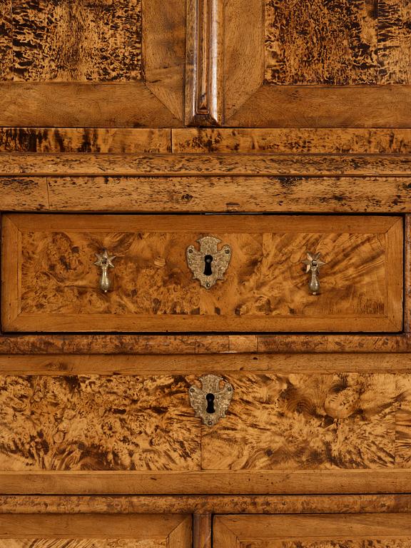 A Swedish late Baroque 18th century cupboard.