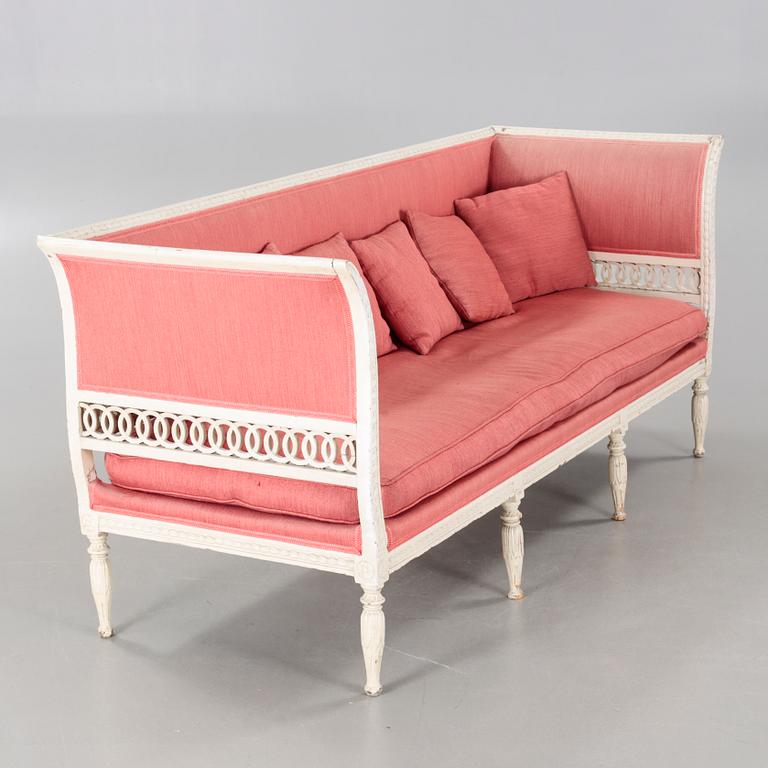 A late gustavian sofa from around year 1800.