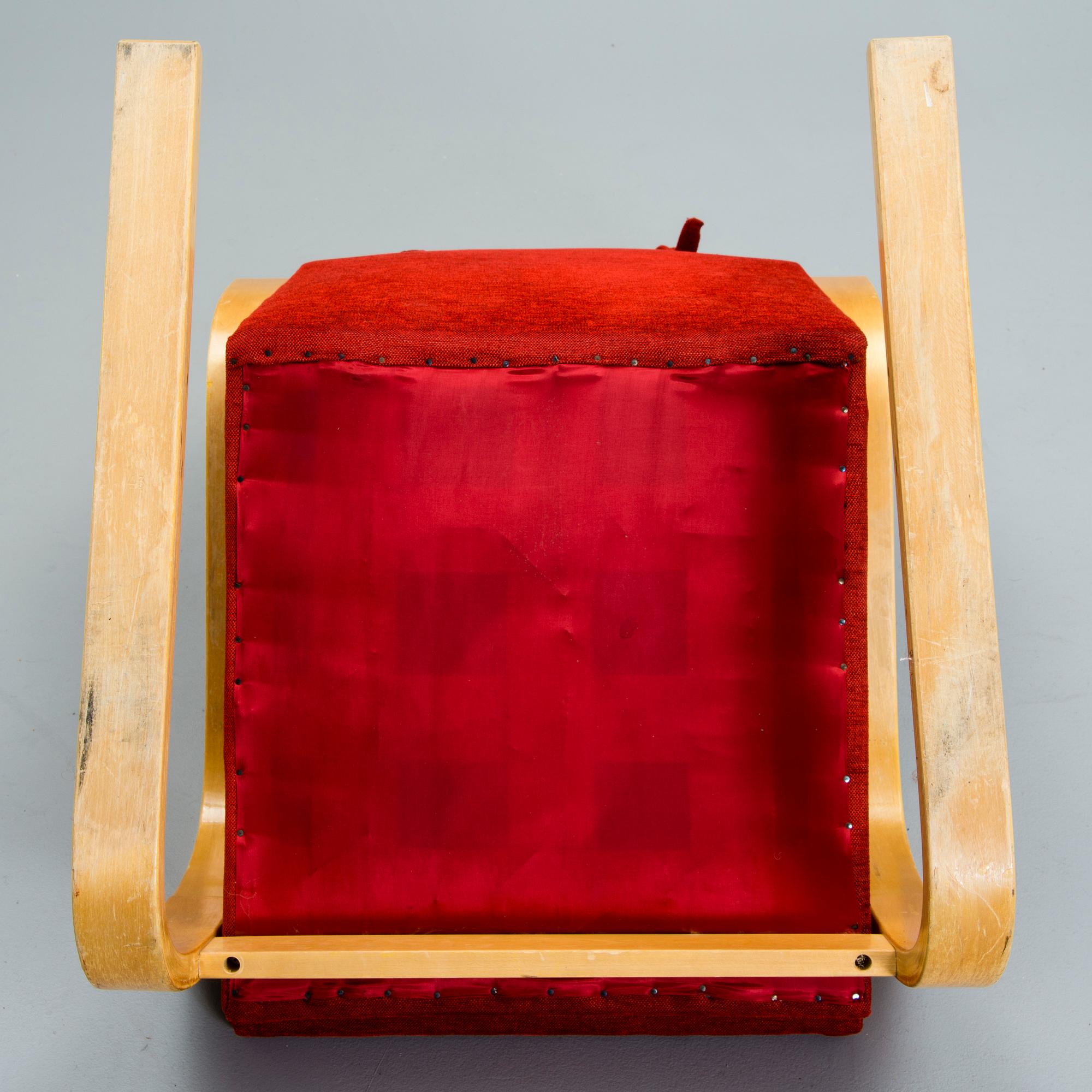 ALVAR AALTO, fåtölj, modell 401, Artek, 1900-talets senare  hälft.