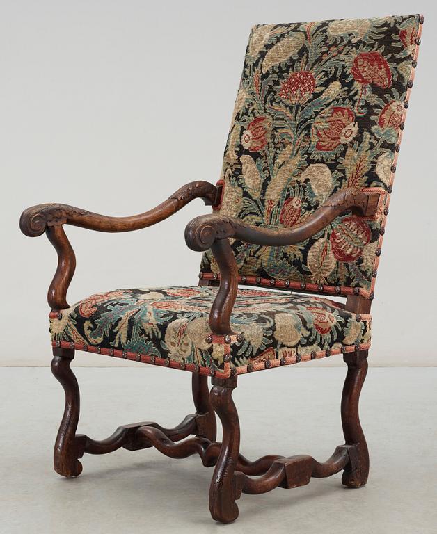 KARMSTOL. Barock, Frankrike, 1700-tal.