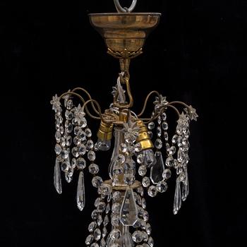 A CHANDELIER, ca 1900.