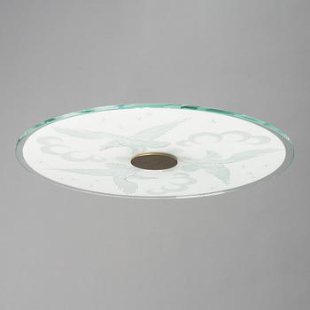 Harald Notini, a model '10974' ceiling lamp, Arvid Bhlmarks Lampfabrik, 1930's/40's.