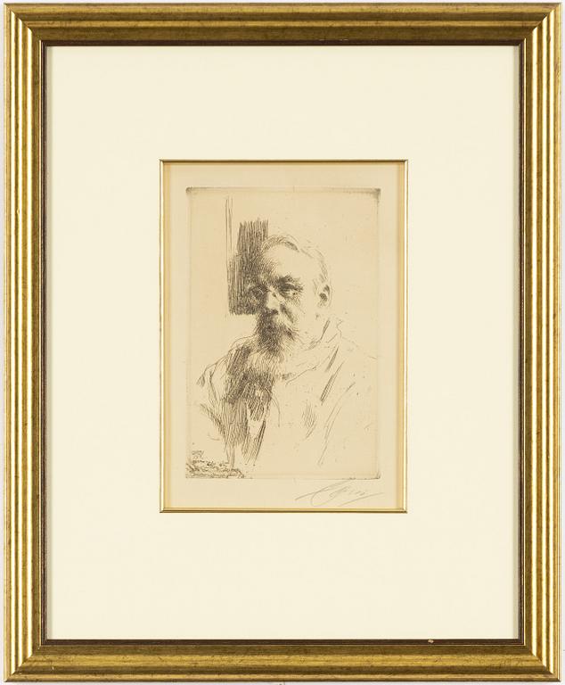 Anders Zorn, "Professor John Berg".